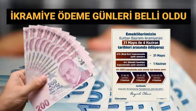 Bayram İkramiyeleri İçin Tarih Belli Oldu! 4 Bin TL Ödemeler Ne Zaman Yapılacak?