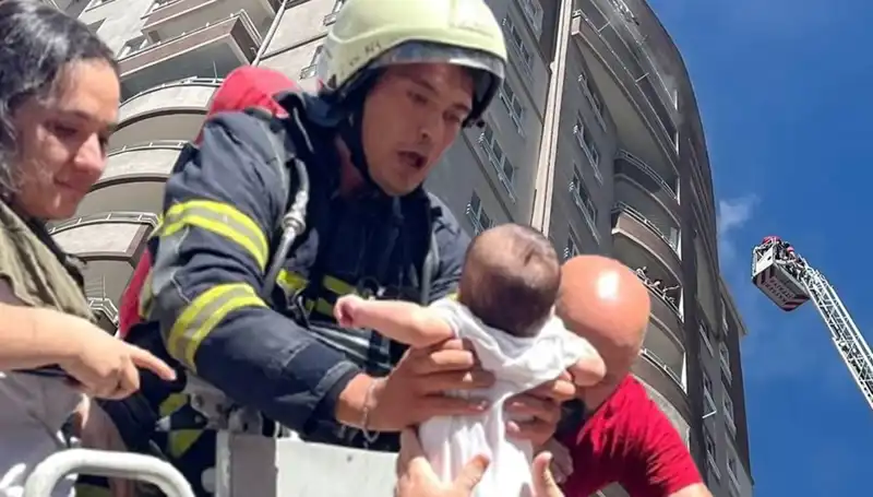Kayseri’de 14 Katlı Binada Korkutan Yangın: Olay Anı ve Sonrası