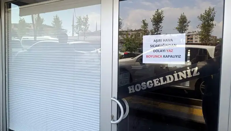 Afrika Sıcakları Esnafı Vurdu: Dükkanlar Yaz Boyu Kapalı Kaldı!