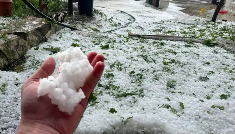 Dolu Olayı Haziran'da Sürpriz Yarattı: Şehirler Beyaza Büründü