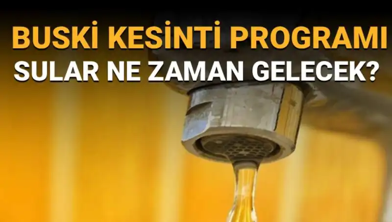 Bursa Nilüfer'de Suyun Dönüşü: BUSKİ Su Kesintisi Programı Açıklandı