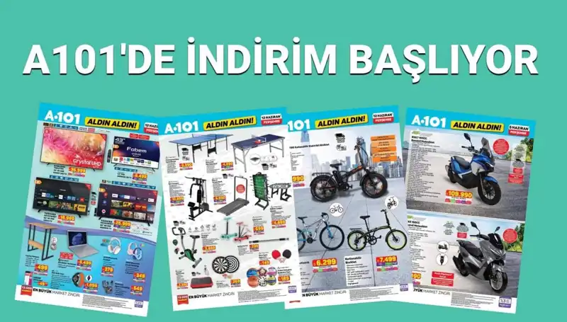 A101'in 12 Haziran Aktüel Kataloğunda Çok Özel Fırsatlar Sizi Bekliyor!
