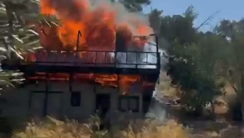 Bodrum'da Tehlikeli Yangın: Ekipler Hızla Müdahale Etti