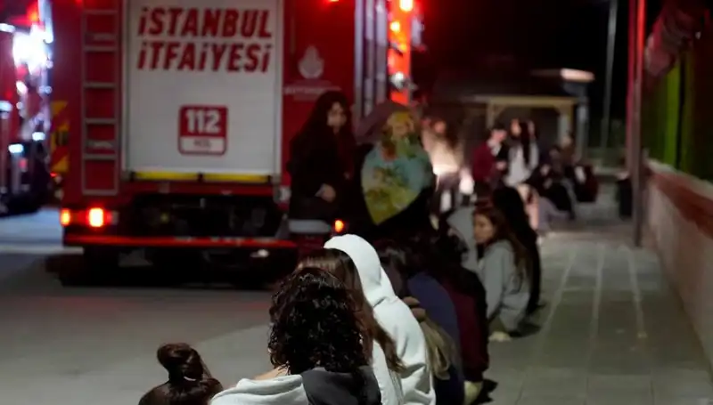 2500 Kişilik Kız Öğrenci Yurdunda Yangın: Can Korkusu ve Kurtarma Çabaları
