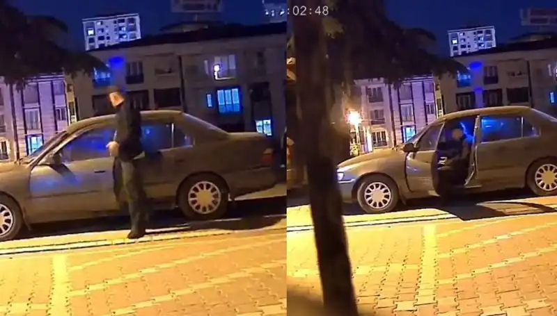 Hızla Çalan Hırsızlar Park Halinde Araçları Göz Açıp Kapayıncaya Kadar Çalıyor