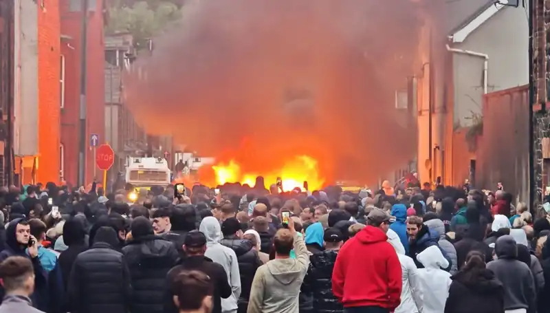 Kuzey İrlanda'da Cinsel Saldırı Protestoları: Sokaklarda Tutuşan Öfke ve Kargaşa