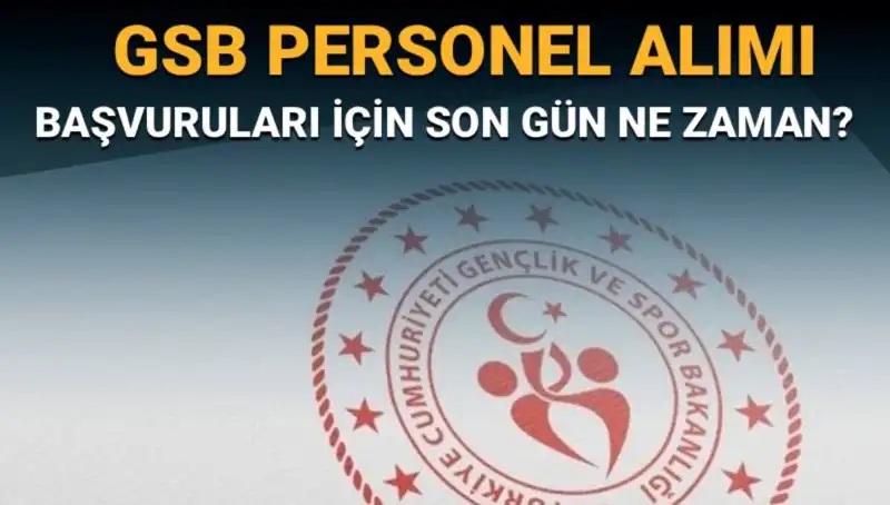 Gençlik ve Spor Bakanlığı Personel Alımı: Son Başvuru Tarihleri ve Detaylar